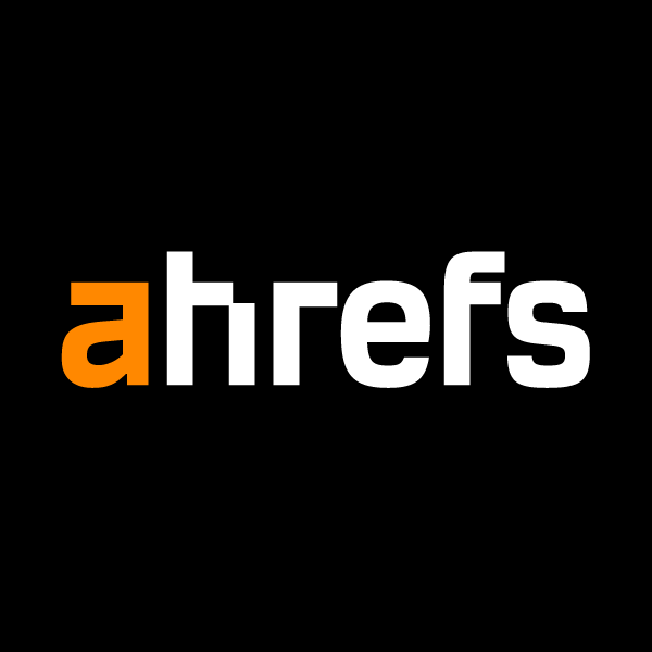 ahrefs logo monochrome